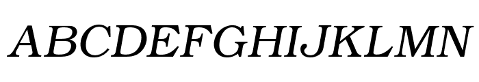 ER Bukinist Mac Italic Font UPPERCASE
