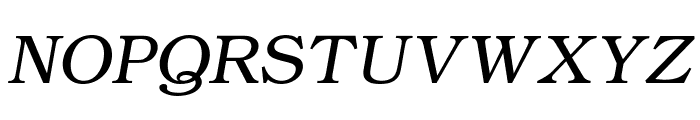 ER Bukinist Mac Italic Font UPPERCASE