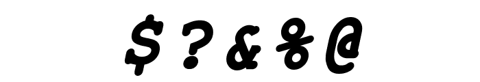 ER Kurier 1251 Bold Italic Font OTHER CHARS