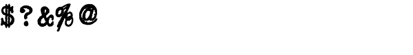 Erased Typewriter2 Bold Font OTHER CHARS