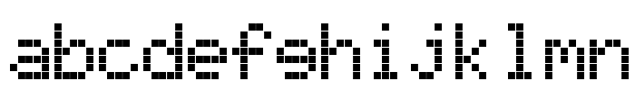 Ericsson GA628 Font LOWERCASE