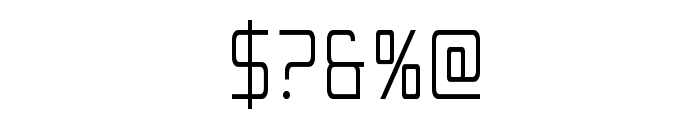 Escape Artist Condensed Font OTHER CHARS