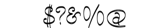 Escobeta-One Font OTHER CHARS