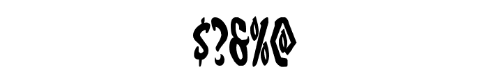 Eskindar Condensed Font OTHER CHARS