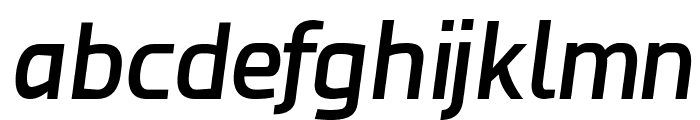 Esphimere Semi Bold Italic Font LOWERCASE