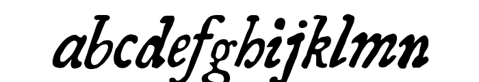 Essays 1743 Italic Font LOWERCASE
