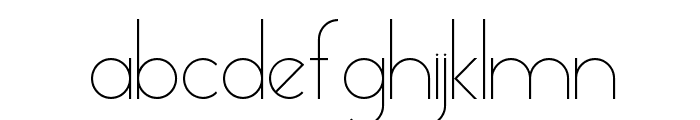 Essence Sans Light Font LOWERCASE