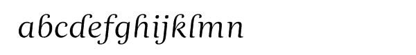Esta Pro Script Font LOWERCASE
