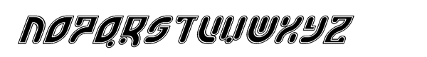 Estuki Outline-Italic™ Font UPPERCASE