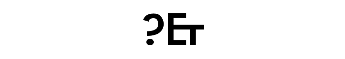 ETH Black Font OTHER CHARS