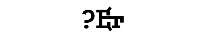 ETH Serif Black Font OTHER CHARS