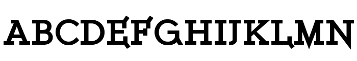 ETH Serif Black Font UPPERCASE