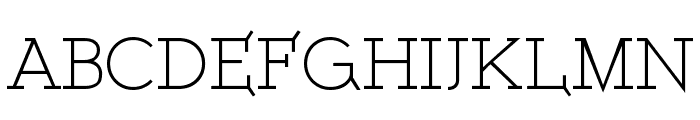 ETH Serif Font UPPERCASE