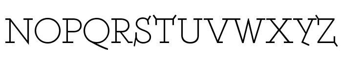 ETH Serif Font UPPERCASE