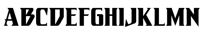 Eternal Knight Condensed Font LOWERCASE