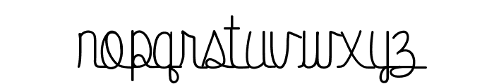 Eternal Promise Font LOWERCASE