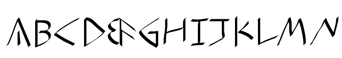 EtruskRough Font UPPERCASE