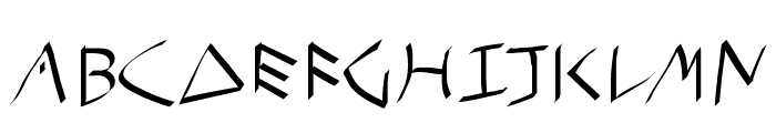 EtruskRough Font LOWERCASE