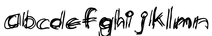 etchy Font LOWERCASE