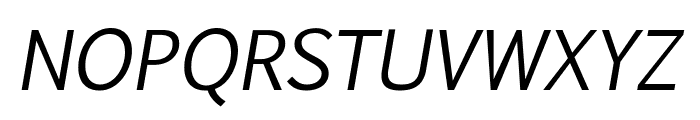 Euphemia UCAS Italic Font UPPERCASE