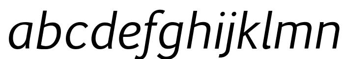 Euphemia UCAS Italic Font LOWERCASE