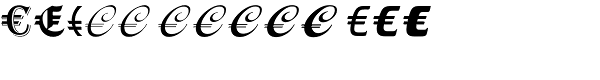 Euro Deco EF One Font LOWERCASE