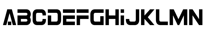 Eurofighter Condensed Font UPPERCASE