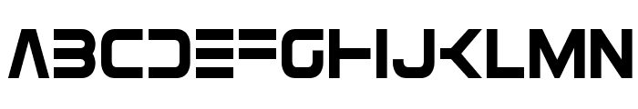 Eurofighter Condensed Font LOWERCASE