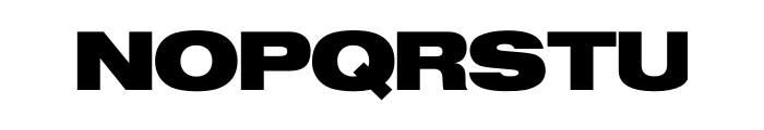 Europa Grotesque SH Bold Extended OT Font UPPERCASE