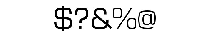 Eurostile Font OTHER CHARS