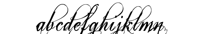 Eutemia I Italic Font LOWERCASE