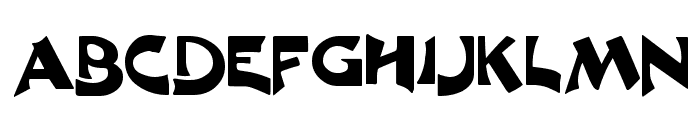 Excalibur Logotype Normal Font UPPERCASE