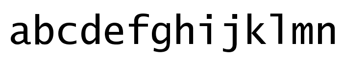 Excalibur Monospace Font LOWERCASE