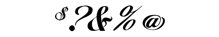 Excalibur Script Font OTHER CHARS