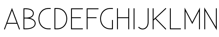 Existence-Light Font UPPERCASE