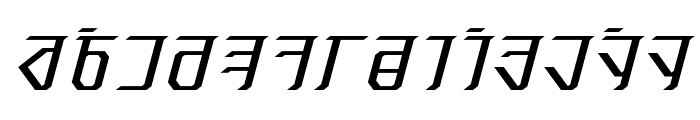 Exodite Italic Font UPPERCASE