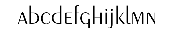 Exotic 350 Light BT Font LOWERCASE