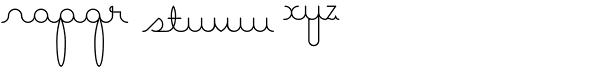 Expletive Script-Light Font LOWERCASE