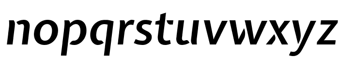 Expletus Sans SemiBold Italic Font LOWERCASE
