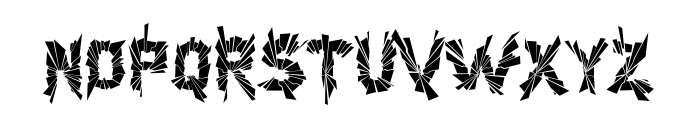 Explosion Font UPPERCASE