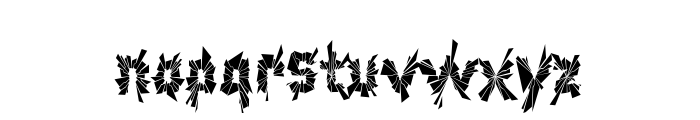 Explosion Font LOWERCASE