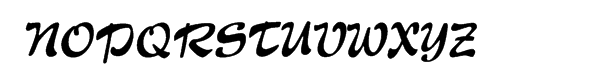 Express Cyrillic Bold Font UPPERCASE