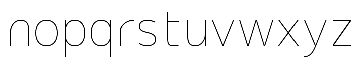 Extremame Thin Font LOWERCASE