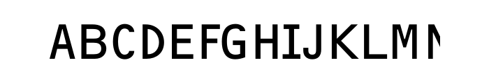 F2F OCR Bczyk Std Font UPPERCASE