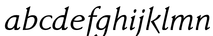 FaberDrei-Kursivreduced Font LOWERCASE