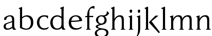 FaberDrei-Normalreduced Font LOWERCASE
