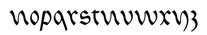 FaberFraktur-Kurrentreduced Font LOWERCASE