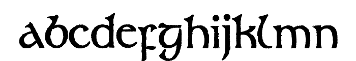 Faerie Font LOWERCASE