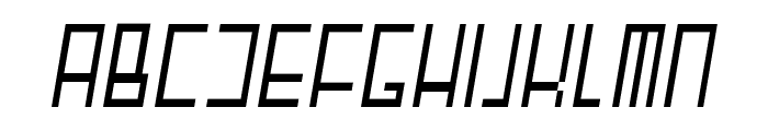 Fair N Square Condensed Regular Italic Font LOWERCASE