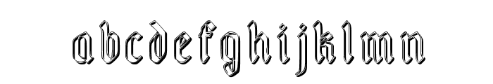 Fairland_groove Font LOWERCASE